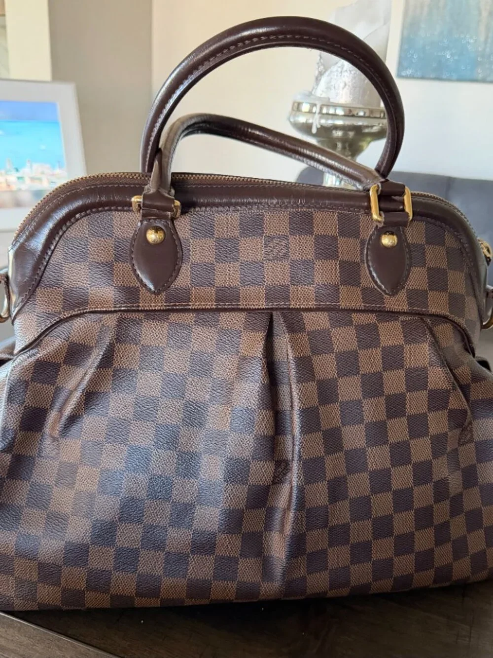 Louis Vuitton Damier Ebene Trevi GM Satchel